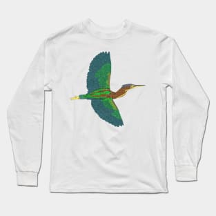 Green Heron Long Sleeve T-Shirt